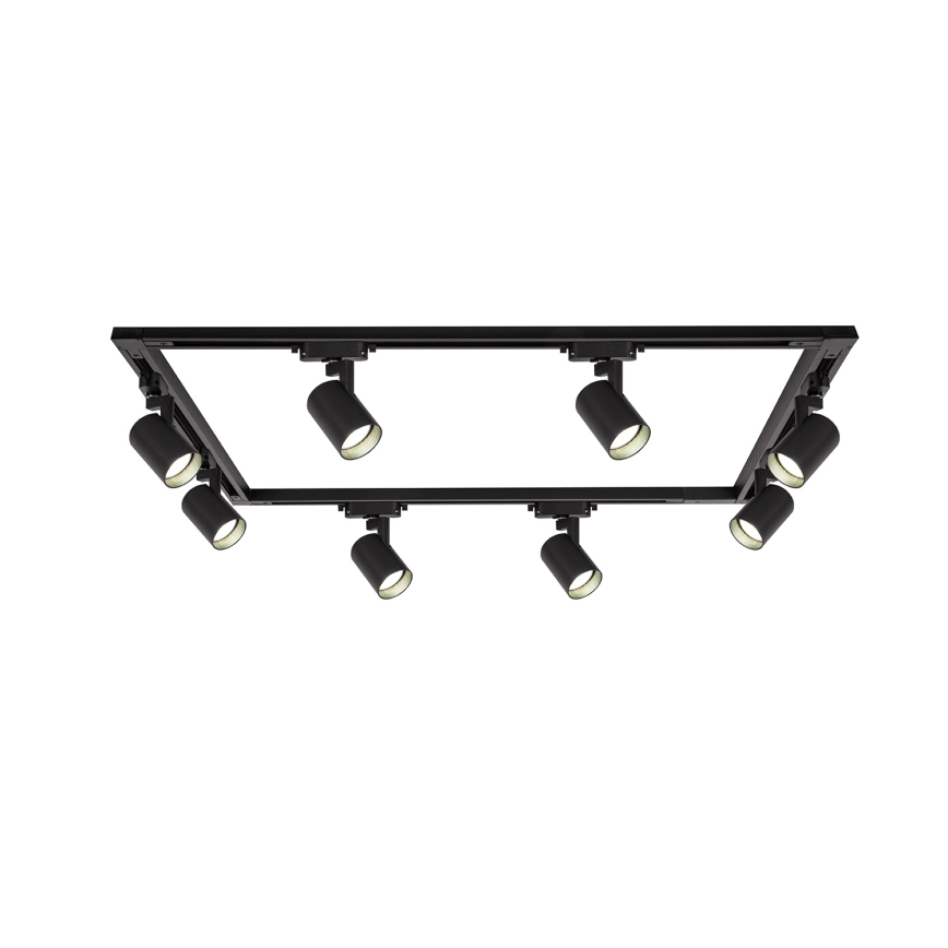 Brilagi - Σποτ φωτιστικό σε σύστημα ράγας HUSKY 8xGU10/10W/230V μαύρο