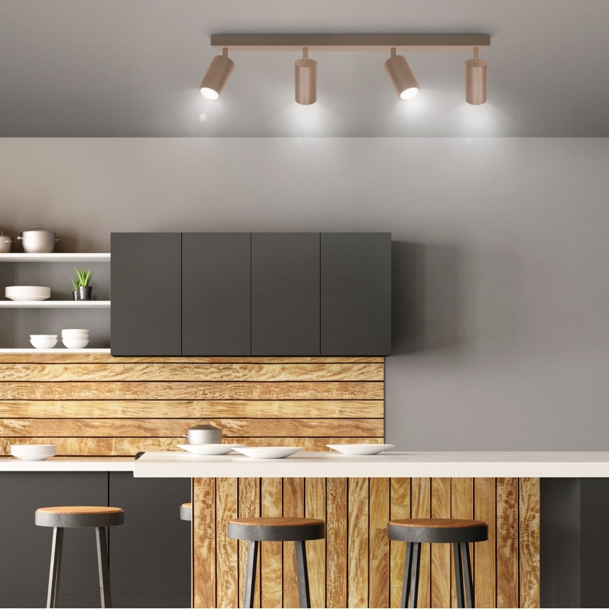 Brilagi - Σποτ φωτιστικό SELE 4xGU10/30W/230V μπεζ