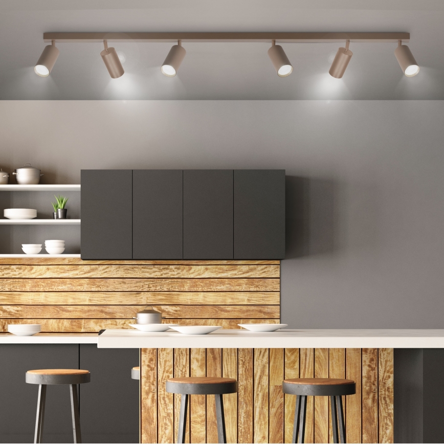 Brilagi - Σποτ φωτιστικό SELE 6xGU10/30W/230V μπεζ