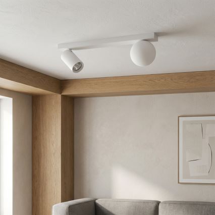 Brilagi - Σποτ φωτιστικό SELE BALL 1xGU10/30W/230V + 1xG9/10W λευκό