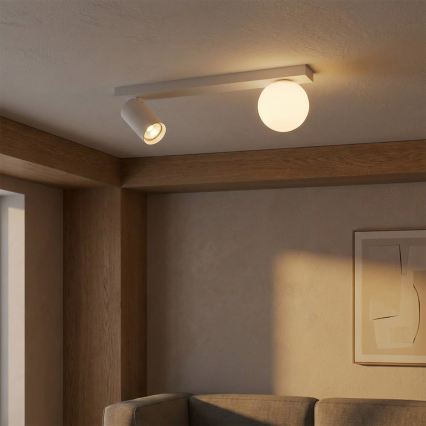 Brilagi - Σποτ φωτιστικό SELE BALL 1xGU10/30W/230V + 1xG9/10W λευκό