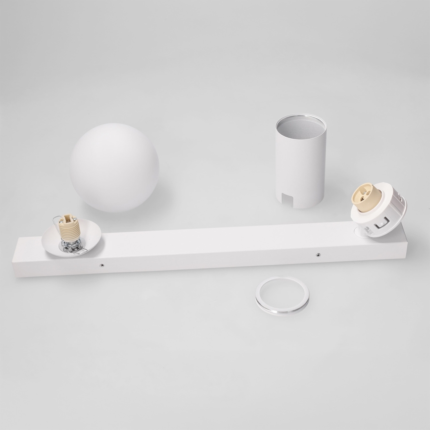Brilagi - Σποτ φωτιστικό SELE BALL 1xGU10/30W/230V + 1xG9/10W λευκό