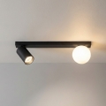 Brilagi - Σποτ φωτιστικό SELE BALL 1xGU10/30W/230V + 1xG9/10W μαύρο