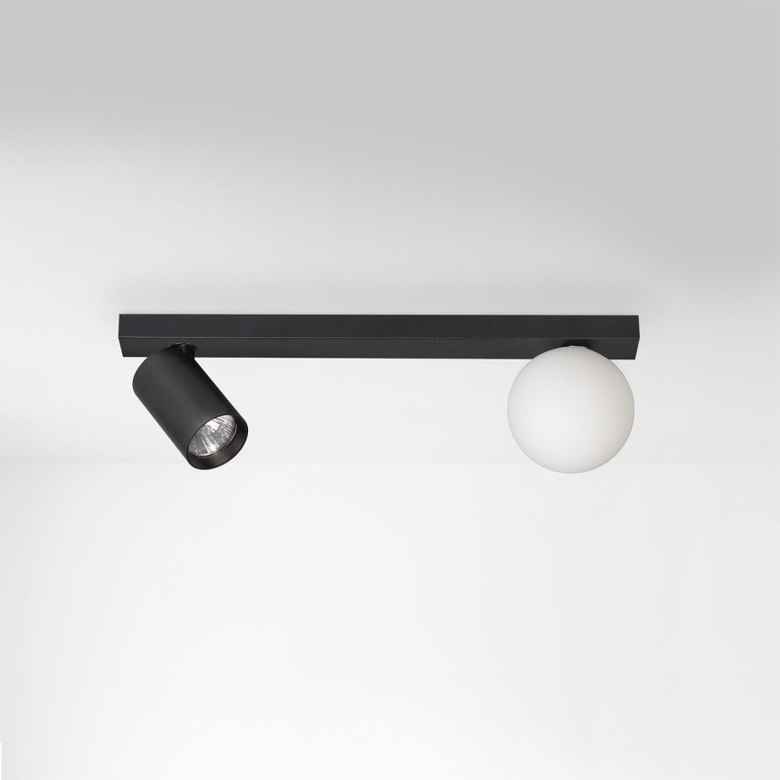 Brilagi - Σποτ φωτιστικό SELE BALL 1xGU10/30W/230V + 1xG9/10W μαύρο