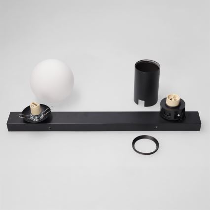 Brilagi - Σποτ φωτιστικό SELE BALL 1xGU10/30W/230V + 1xG9/10W μαύρο