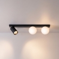Brilagi - Σποτ φωτιστικό SELE BALL 1xGU10/30W/230V + 2xG9/10W μαύρο