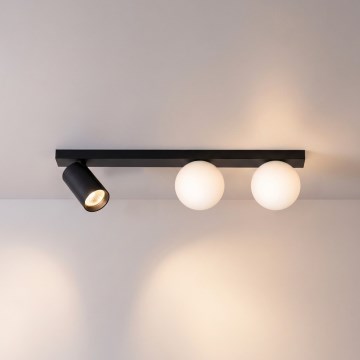 Brilagi - Σποτ φωτιστικό SELE BALL 1xGU10/30W/230V + 2xG9/10W μαύρο