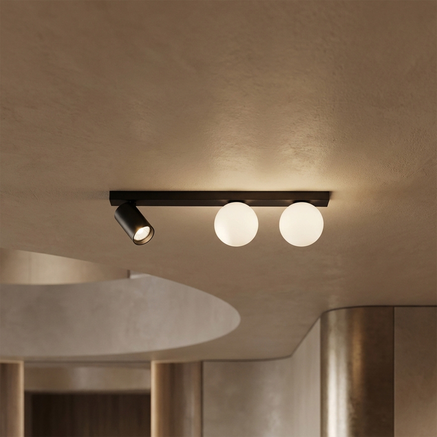 Brilagi - Σποτ φωτιστικό SELE BALL 1xGU10/30W/230V + 2xG9/10W μαύρο