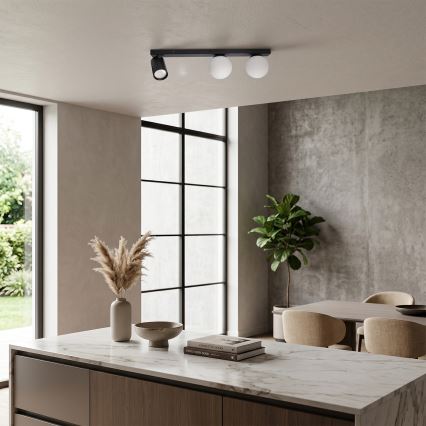 Brilagi - Σποτ φωτιστικό SELE BALL 1xGU10/30W/230V + 2xG9/10W μαύρο
