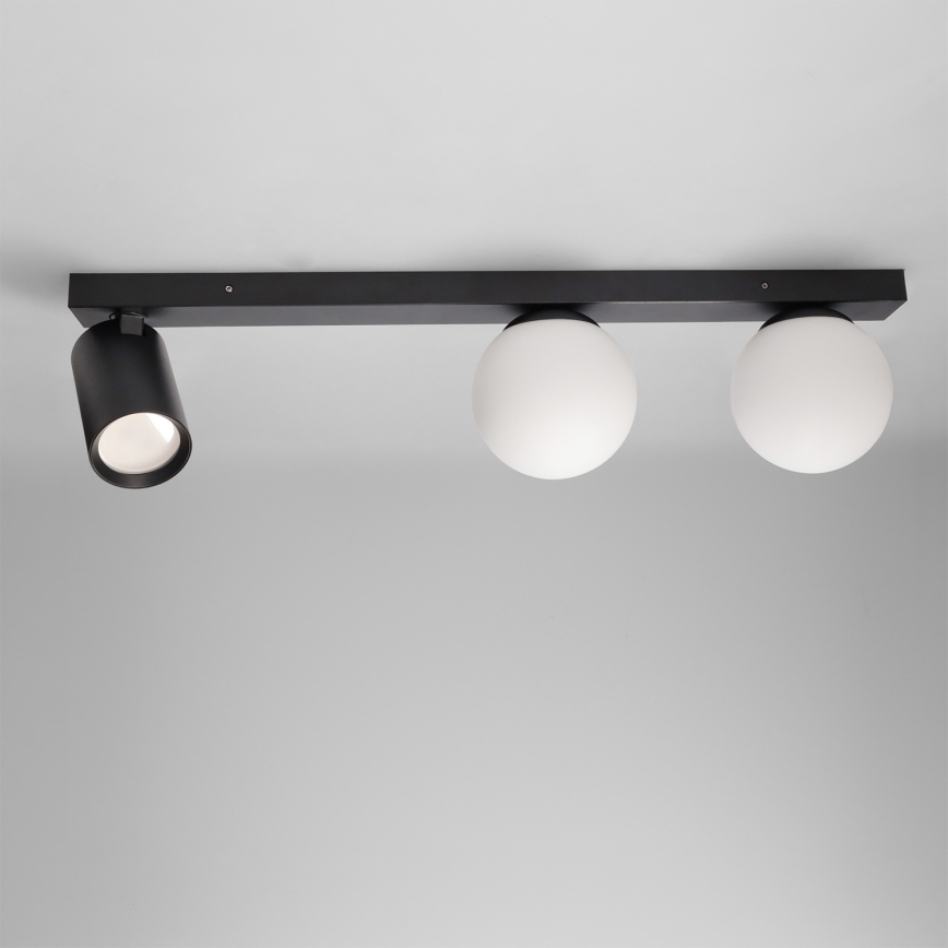 Brilagi - Σποτ φωτιστικό SELE BALL 1xGU10/30W/230V + 2xG9/10W μαύρο
