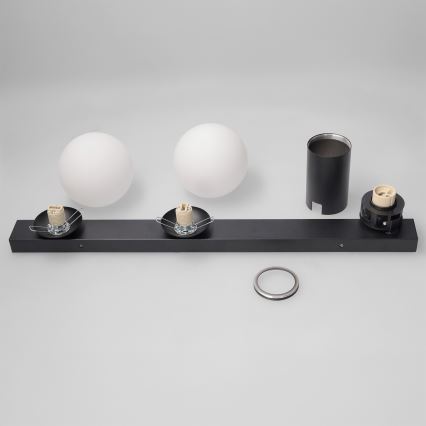 Brilagi - Σποτ φωτιστικό SELE BALL 1xGU10/30W/230V + 2xG9/10W μαύρο