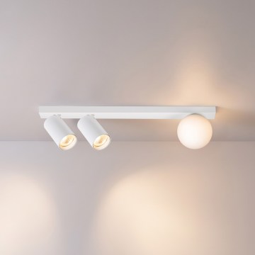 Brilagi - Σποτ φωτιστικό SELE BALL 2xGU10/30W/230V + 1xG9/10W λευκό