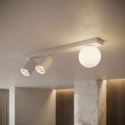 Brilagi - Σποτ φωτιστικό SELE BALL 2xGU10/30W/230V + 1xG9/10W λευκό