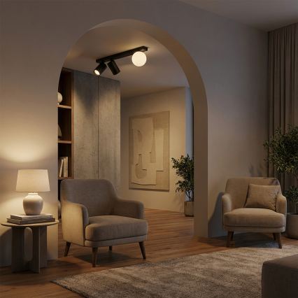 Brilagi - Σποτ φωτιστικό SELE BALL 2xGU10/30W/230V + 1xG9/10W μαύρο