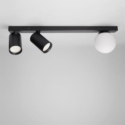 Brilagi - Σποτ φωτιστικό SELE BALL 2xGU10/30W/230V + 1xG9/10W μαύρο