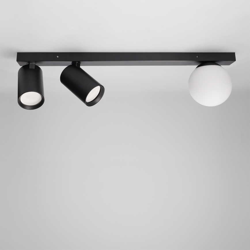 Brilagi - Σποτ φωτιστικό SELE BALL 2xGU10/30W/230V + 1xG9/10W μαύρο
