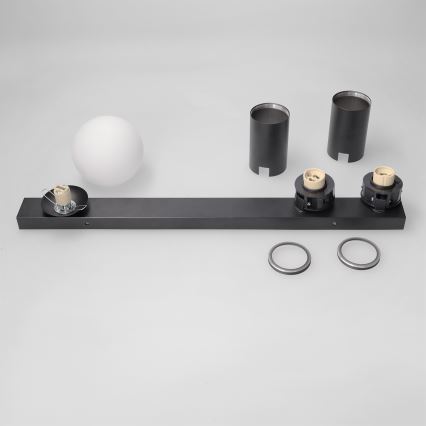 Brilagi - Σποτ φωτιστικό SELE BALL 2xGU10/30W/230V + 1xG9/10W μαύρο