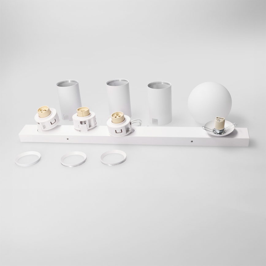 Brilagi - Σποτ φωτιστικό SELE BALL 3xGU10/30W/230V + 1xG9/10W λευκό