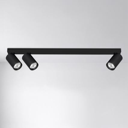 Brilagi - Σποτ φωτιστικό SELE LONG 3xGU10/30W/230V μαύρο