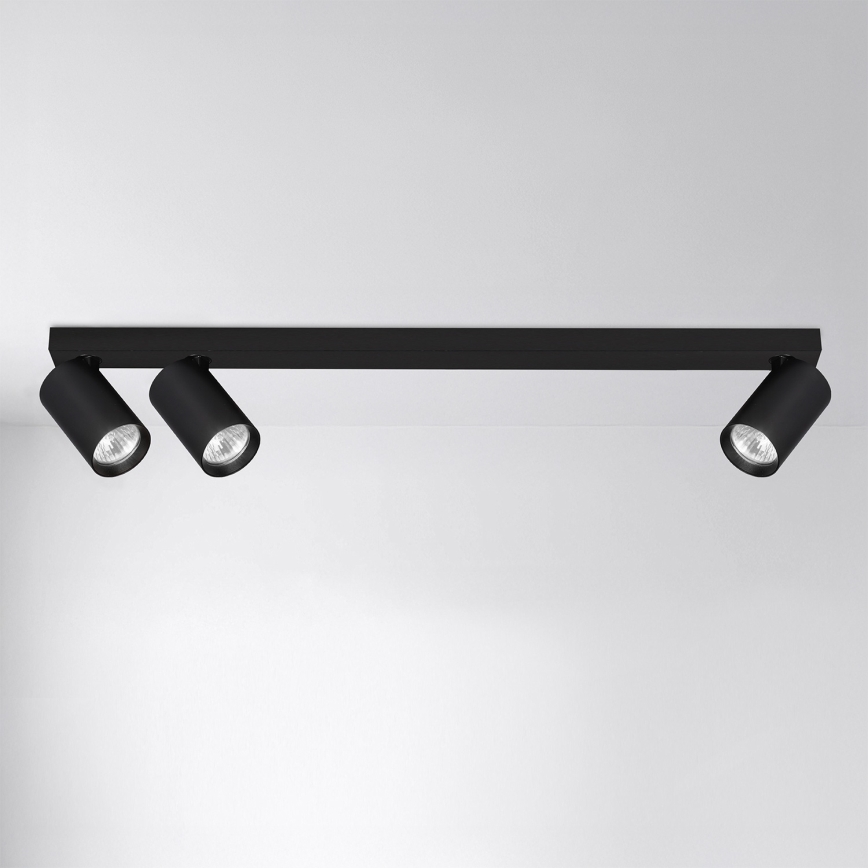 Brilagi - Σποτ φωτιστικό SELE LONG 3xGU10/30W/230V μαύρο
