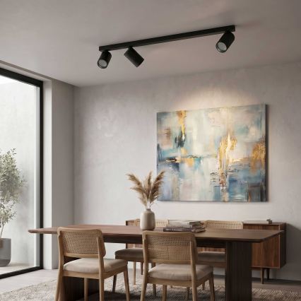 BRILAGI - Σποτ φωτιστικό SELE LONG 3xGU10/30W/230V μαύρο