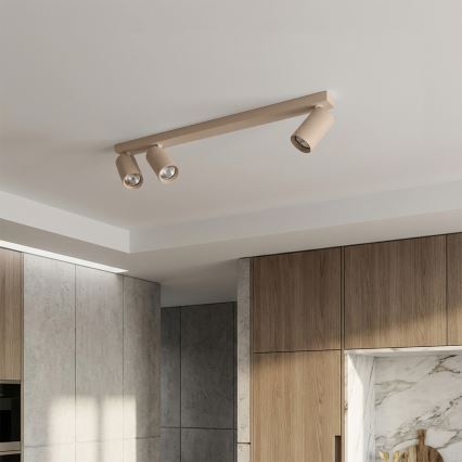 Brilagi - Σποτ φωτιστικό SELE LONG 3xGU10/30W/230V μπεζ