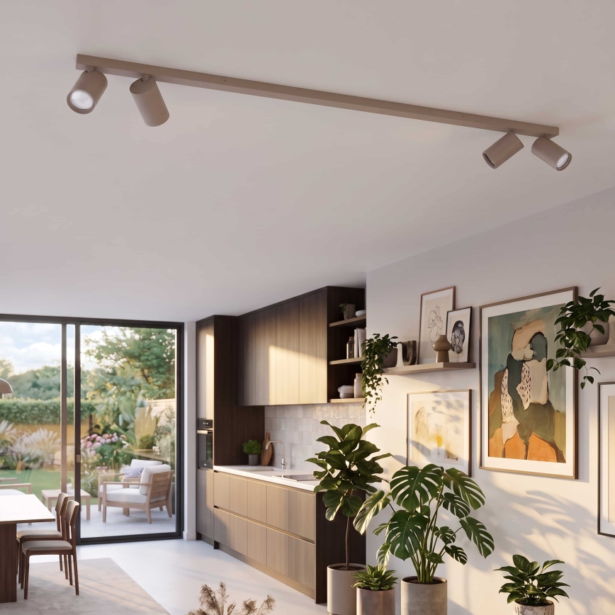 BRILAGI - Σποτ φωτιστικό SELE LONG 4xGU10/30W/230V μπεζ