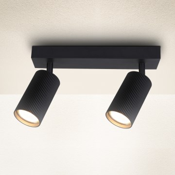 Brilagi - Σποτ φωτιστικό SELE MODERN 2xGU10/30W/230V μαύρο