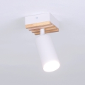 Brilagi - Σποτ φωτιστικό SELE WOOD ACOUSTIC 1xGU10/30W/230V λευκό/ξύλο