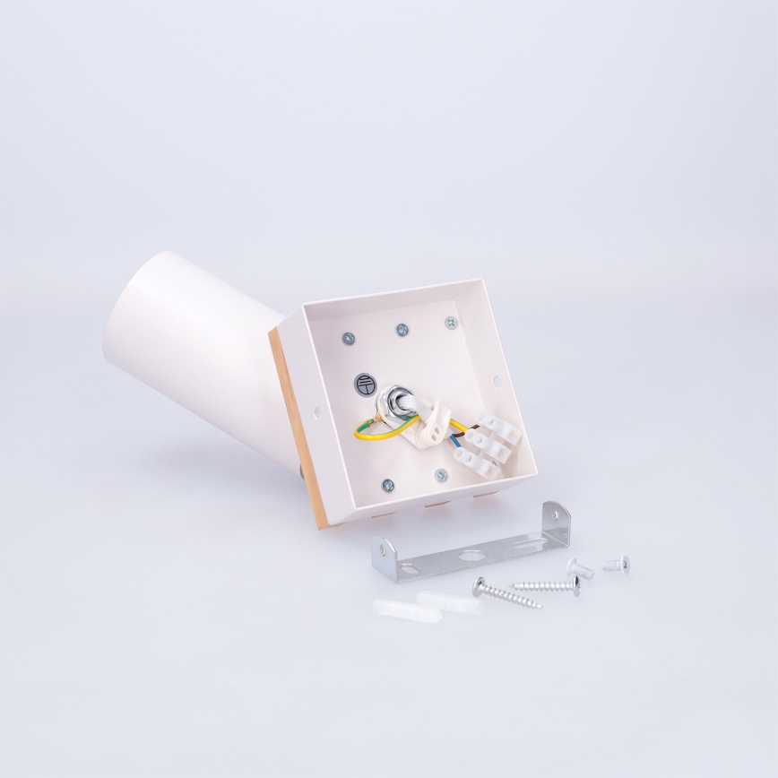 Brilagi - Σποτ φωτιστικό SELE WOOD ACOUSTIC 1xGU10/30W/230V λευκό/ξύλο
