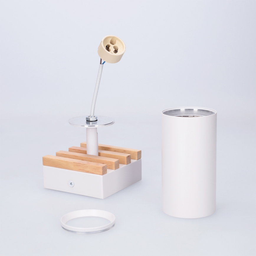 Brilagi - Σποτ φωτιστικό SELE WOOD ACOUSTIC 1xGU10/30W/230V λευκό/ξύλο