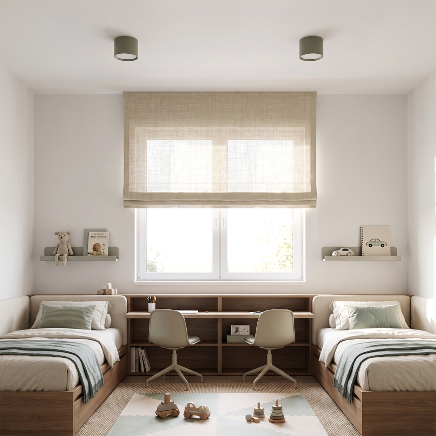 BRILAGI - Σποτ φωτιστικό SMOOTH 1xGX53/15W/230V 60x82 mm σκούρο πράσινο