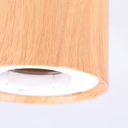 BRILAGI - Σποτ φωτιστικό SMOOTH 1xGX53/15W/230V 60x82 mm σε απόχρωση δρυός