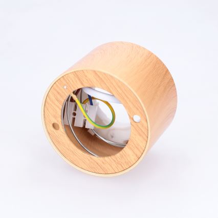 BRILAGI - Σποτ φωτιστικό SMOOTH 1xGX53/15W/230V 60x82 mm σε απόχρωση δρυός