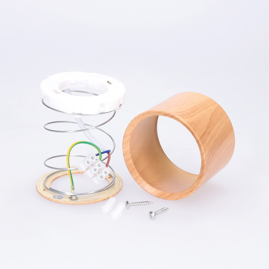 BRILAGI - Σποτ φωτιστικό SMOOTH 1xGX53/15W/230V 60x82 mm σε απόχρωση δρυός