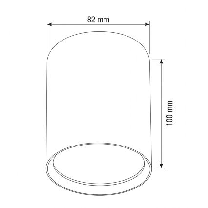 BRILAGI - Σποτ φωτιστικό SMOOTH LONG 1xGX53/15W/230V 100x82 mm λευκό