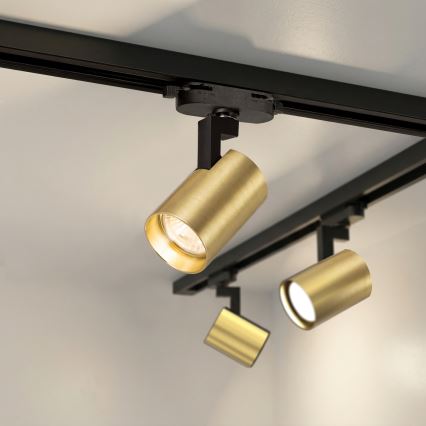 Brilagi - Σποτ φωτιστικό για σύστημα ράγας HUSKY 8xGU10/10W/230V μαύρο/χρυσό