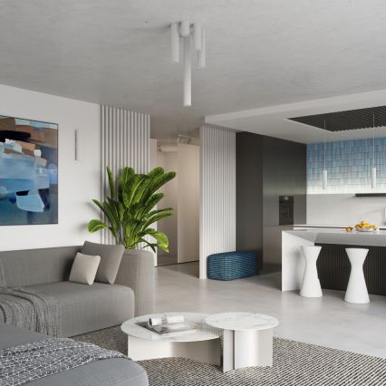 Brilagi - Σποτ LED CRESTO 1xGU10/10W/230V 10 cm λευκό