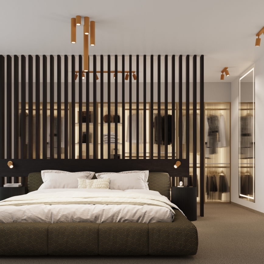 Brilagi - Σποτ LED CRESTO 1xGU10/10W/230V 10 cm χρυσό