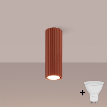 BRILAGI - Σποτ LED CRESTO 1xGU10/10W/230V 20 cm πορτοκαλί