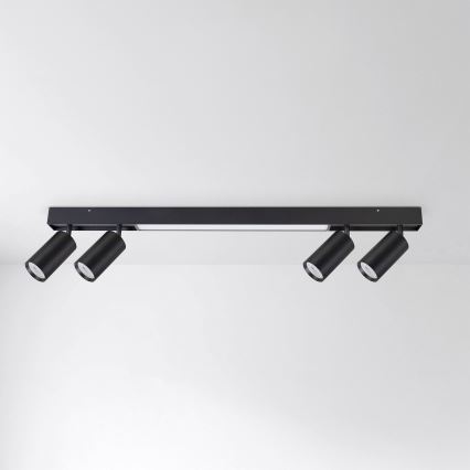 Brilagi - Σποτ LED SELE 4xGU10/30W/230V + LED/20W μαύρο