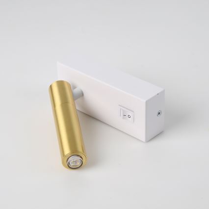 Brilagi - Σποτ LED τοίχου MAYA 1xG9/7W/230V λευκό/χρυσό