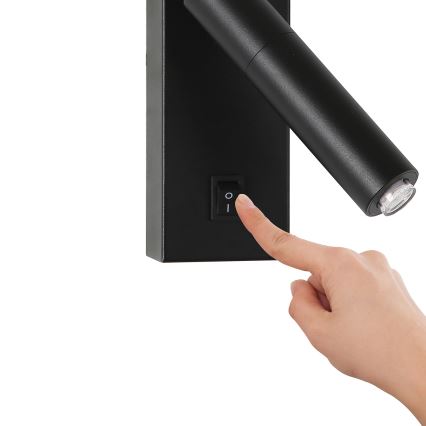 Brilagi - Σποτ LED τοίχου MAYA 1xG9/7W/230V μαύρο