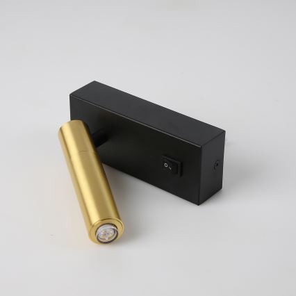 Brilagi - Σποτ LED τοίχου MAYA 1xG9/7W/230V μαύρο/χρυσό
