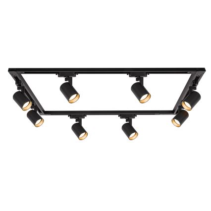 Brilagi - Σποτ σε σύστημα ράγας HUSKY 8xGU10/10W/230V μαύρο