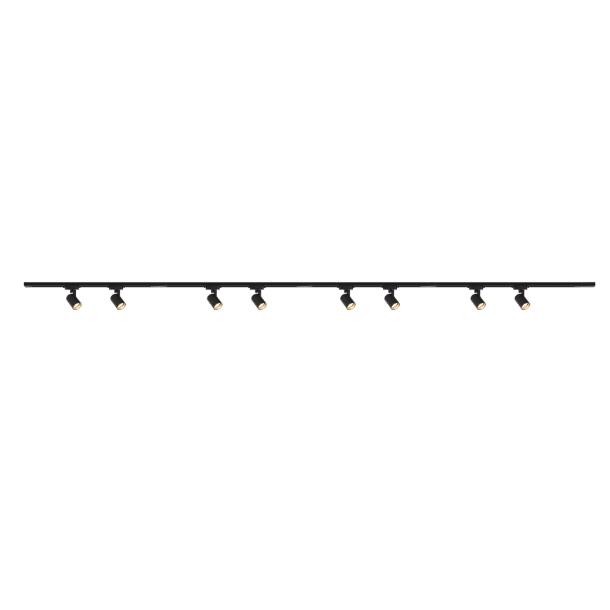 Brilagi - Σποτ σε σύστημα ράγας HUSKY 8xGU10/10W/230V μαύρο