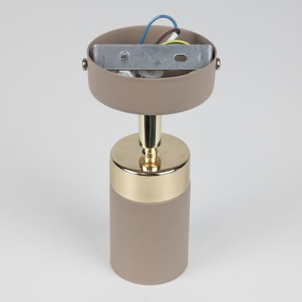 Brilagi - Σποτ τοίχου POKER 1xGU10/25W/230V μπεζ/χρυσό