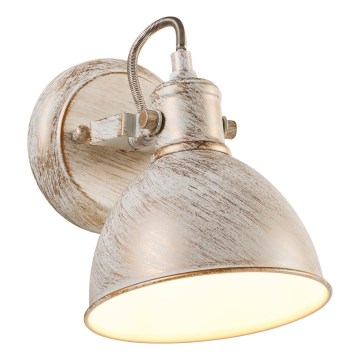 Brilagi - Σποτ τοίχου TECHNO 1xE27/60W/230V κρεμ/πατίνα