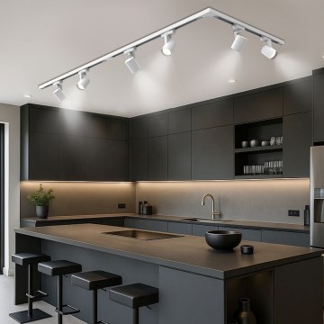 Brilagi - Σποτ για σύστημα ράγας HUSKY 6xGU10/10W/230V λευκό