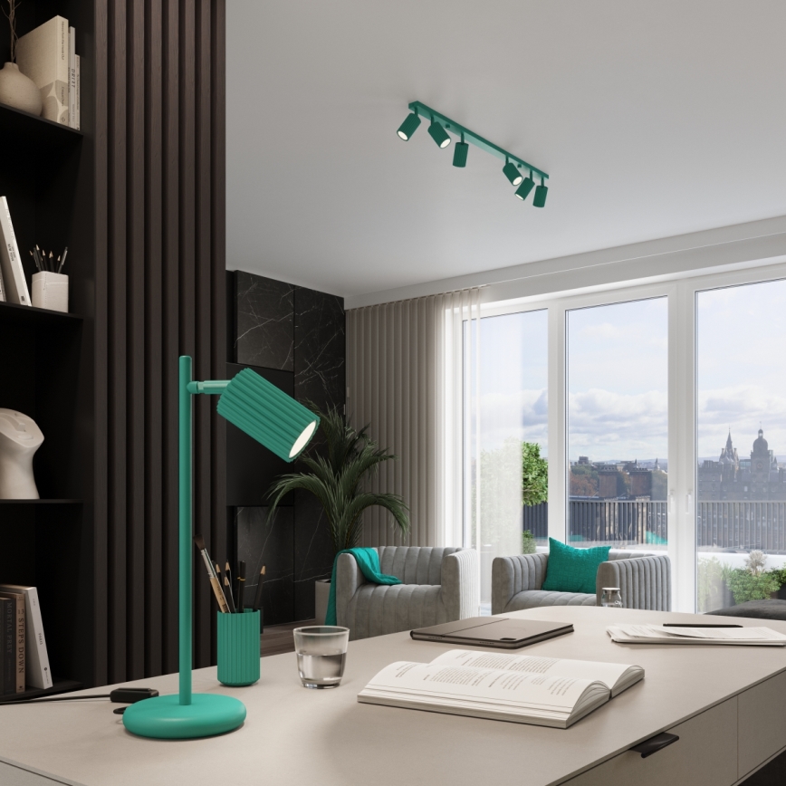 Brilagi - Σποτ οροφής LED CRESTO 4xGU10/10W/230V σε τυρκουάζ